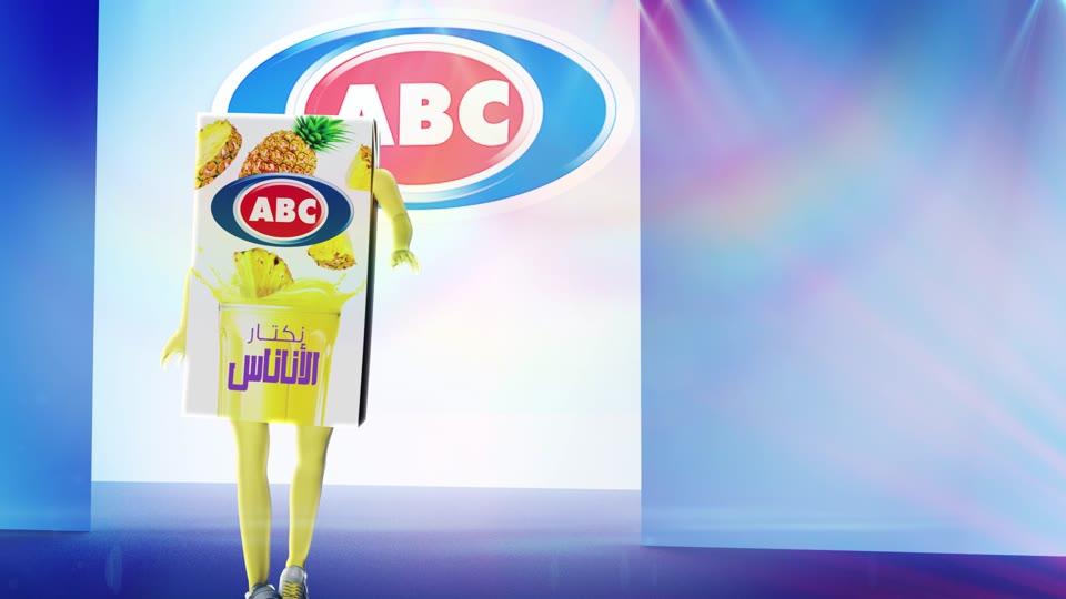 ABC juice launch commercial still