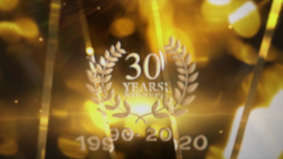 30 years anniversary ident still