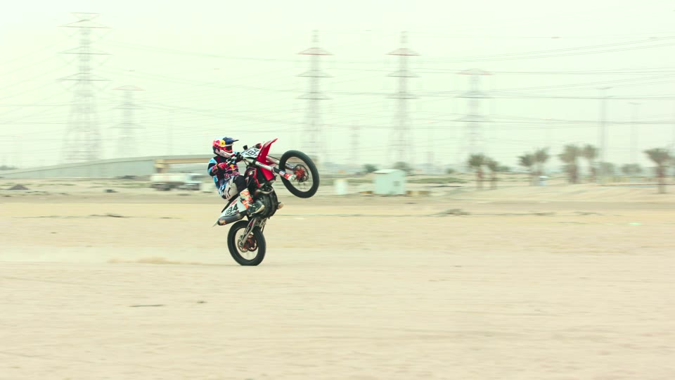 Red Bull bike event film still