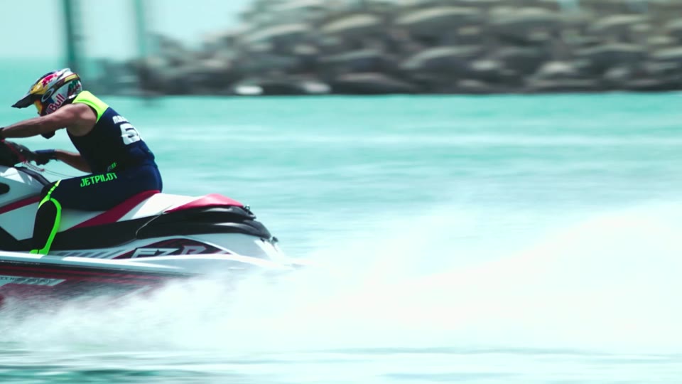 Red Bull jet ski event film still